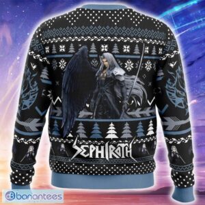 Sephiroth Final Fantasy Knitted Christmas Sweater Trending Holidays For Men Women Fans - Sephiroth Final Fantasy Ugly Christmas Sweater_2