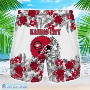Kansas City Team Hawaiian And Shorts All Printed Beach Set For Fans Custom Name Product Photo 2