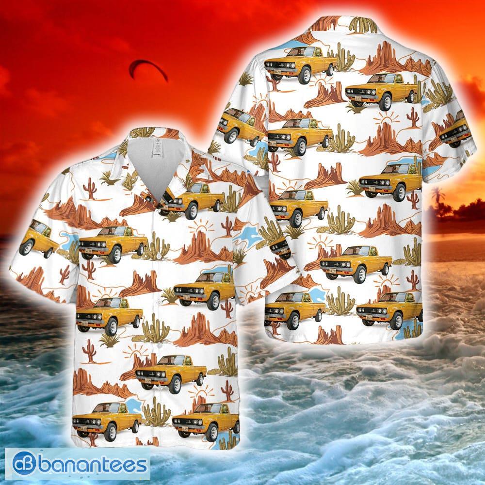 1974 datsun 620 pickup 4 speed hawaiian shirt image 1974 Datsun 620 Pickup 4-Speed Hawaiian Shirt - 1974 Datsun 620 Pickup 4-Speed Hawaiian Shirt-1
