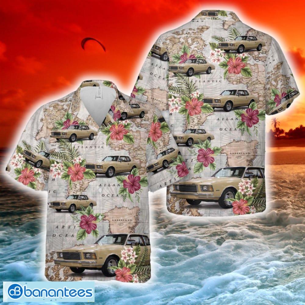 1978 chevrolet monte carlo sport coupe hawaiian shirt image 1978 Chevrolet Monte Carlo Sport Coupe Hawaiian Shirt - 1978 Chevrolet Monte Carlo Sport Coupe Hawaiian Shirt-1
