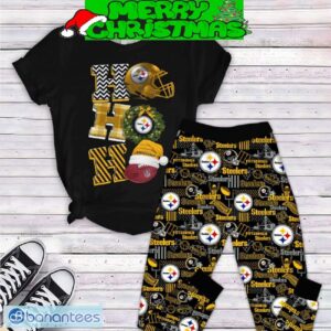 Pittsburgh Steelers Blitzburgh Ho Ho Ho NFL Team Christmas Holidays Fleece Pajamas Set Men Women For Fans - Pittsburgh Steelers Blitzburgh Ho Ho Ho NFL Team Christmas Holidays Fleece Pajamas Set-1