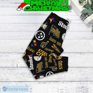 Pittsburgh Steelers Better Watch Out Fleece Pajamas Set All Over Print Christmas Gift - Pittsburgh Steelers Better Watch Out Fleece Pajamas Set-2