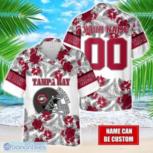 Tampa Bay Team Hawaiian And Shorts All Printed Beach Set For Fans Custom Name Product Photo 1