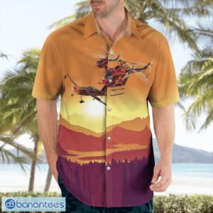 Red Bull Air Force Helicopter Hawaiian Shirt Beach Shirt Summer Holiday Gift Product Photo 3