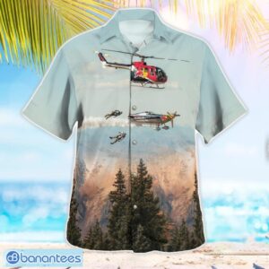 Red Bull Air Force Helicopter Hawaiian Shirt Beach Shirt Men Women Shirt Product Photo 2