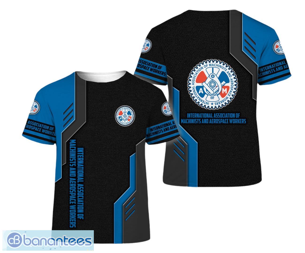 3d all over printed international association of machinists and aerospace work 3d t shirt team gift image 3D All Over Printed International Association Of Machinists And Aerospace Work 3D T-Shirt Team Gift Product Photo 1