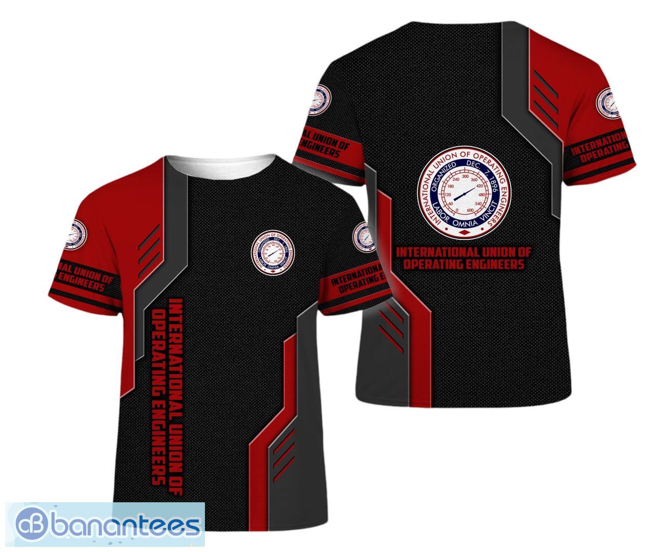 3d all over printed international union of operating engineers 3d t shirt for men women image 3D All Over Printed International Union Of Operating Engineers 3D T-Shirt For Men Women Product Photo 1
