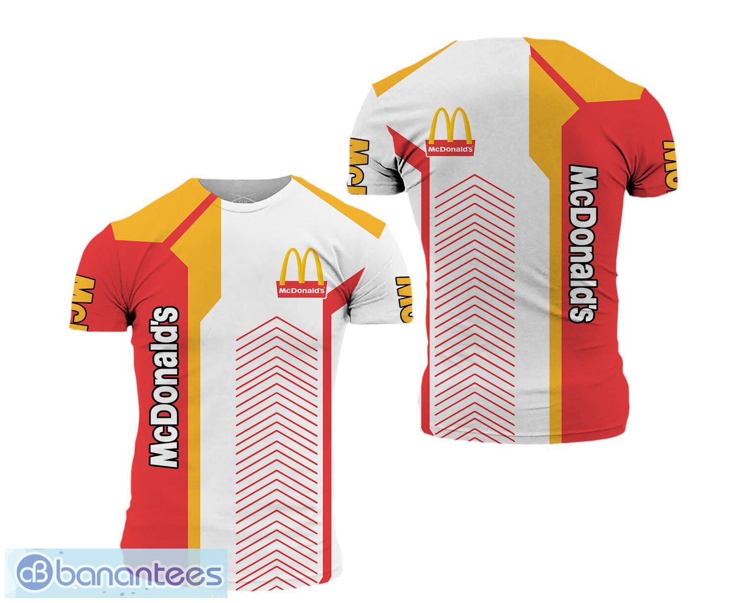 3d all over printed mcdonalds 3d t shirt all printed image 3D All Over Printed mcdonald's 3D T Shirt All Printed Product Photo