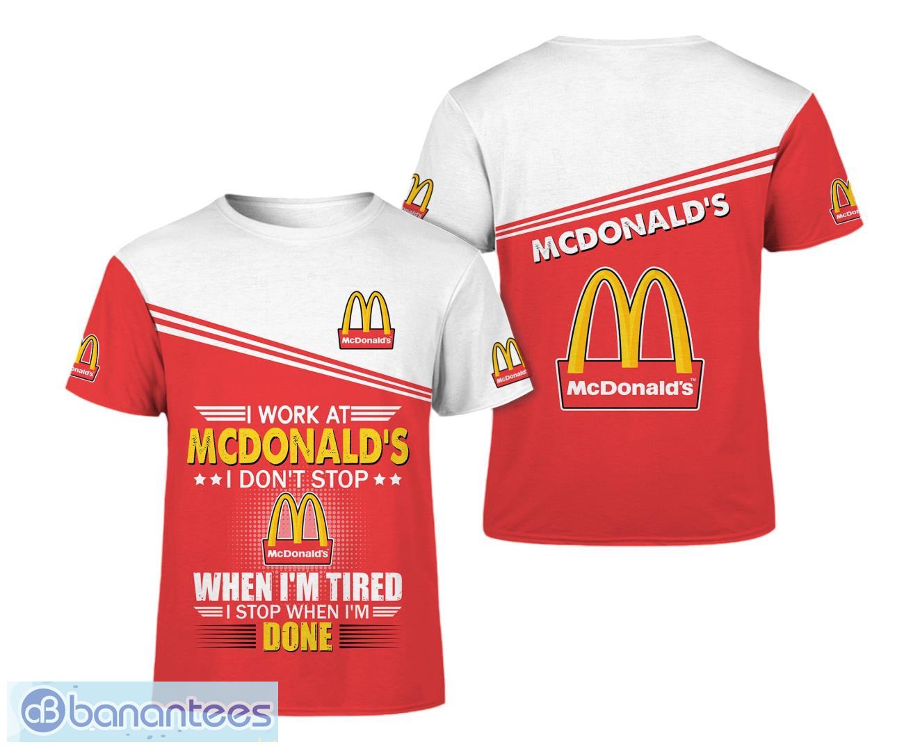 3d all over printed mcdonalds 3d t shirt for men women image 3D All Over Printed Mcdonald's 3D T Shirt For Men Women Product Photo