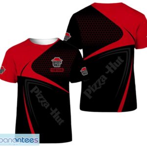 3D All Over Printed Pizza Hut 3D T-Shirt For Men Women Product Photo 1