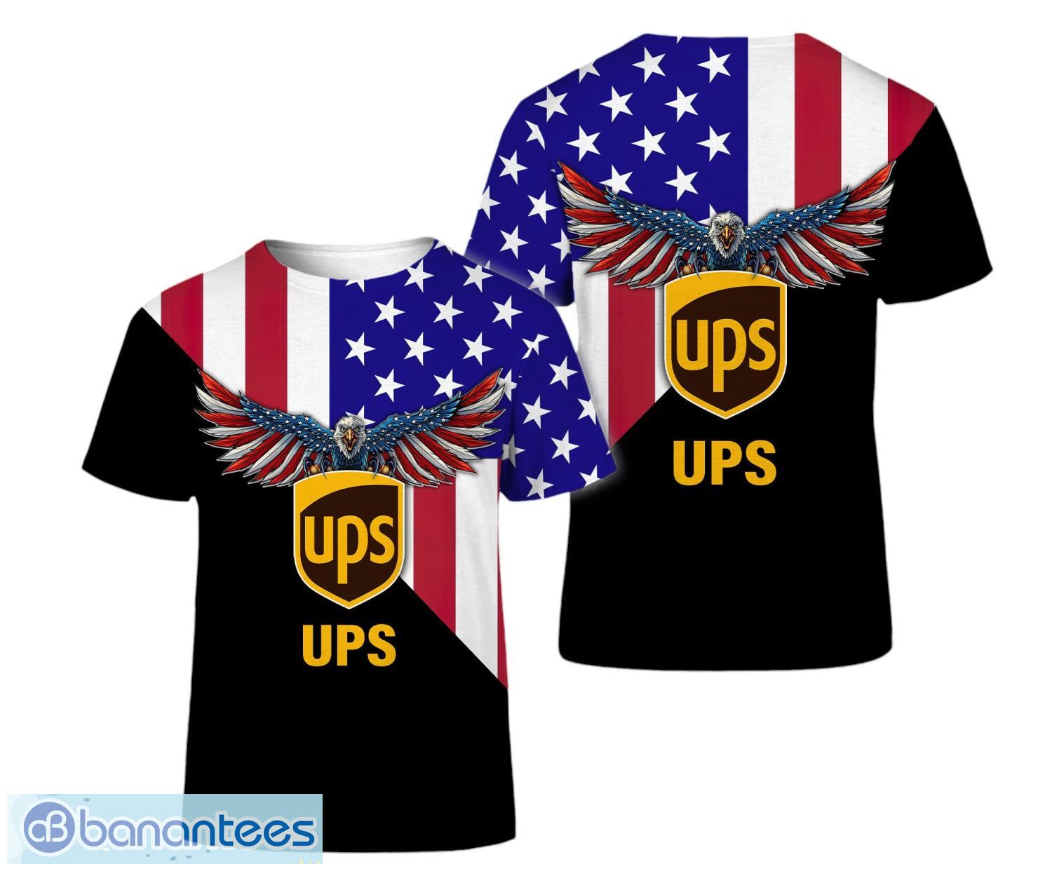 3d all over printed ups 3d t shirt all printed image 3D All Over Printed ups 3D T-Shirt All Printed Product Photo 1