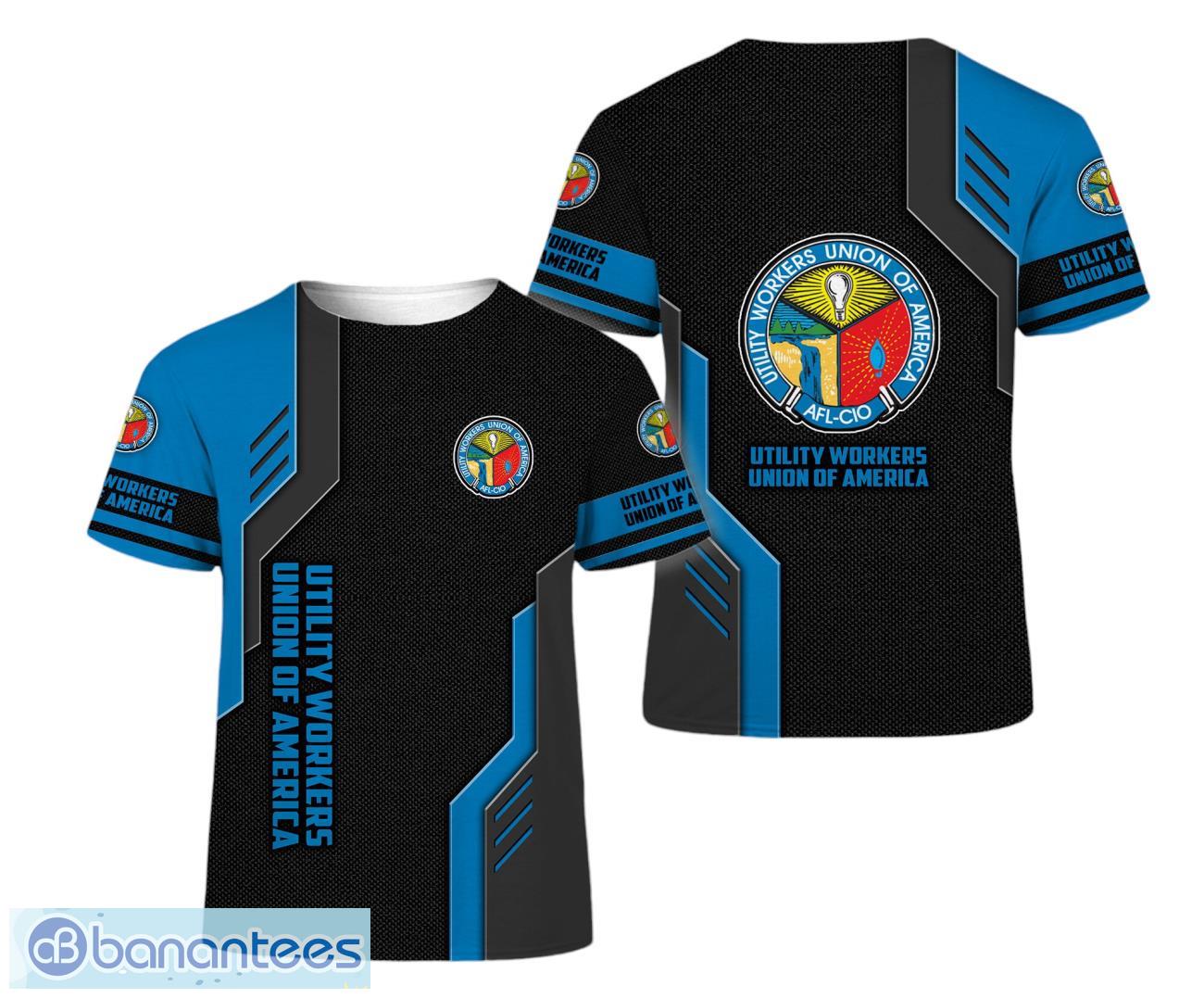 3d all over printed utility workers union of america 3d t shirt for men women image 3D All Over Printed Utility Workers Union Of America 3D T-Shirt For Men Women Product Photo 1