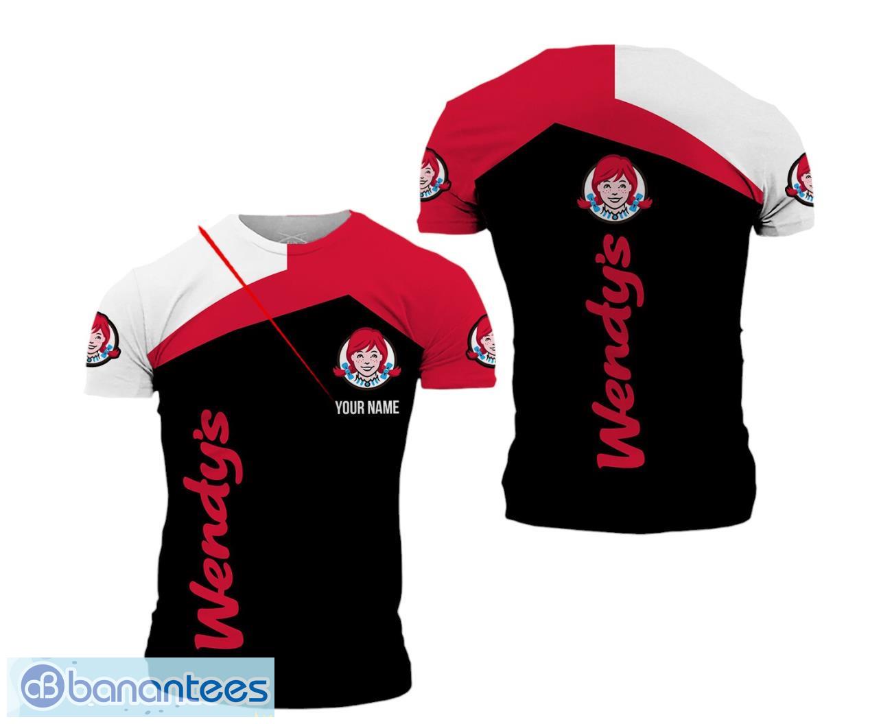 3d all over printed wendys logo 3d t shirt for fans image 3D All Over Printed Wendy's Logo 3D T Shirt For Fans Product Photo