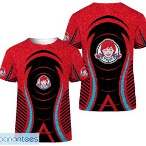 3D All Over Printed Wendy's Red 3D T-Shirt For Men Women Product Photo 1