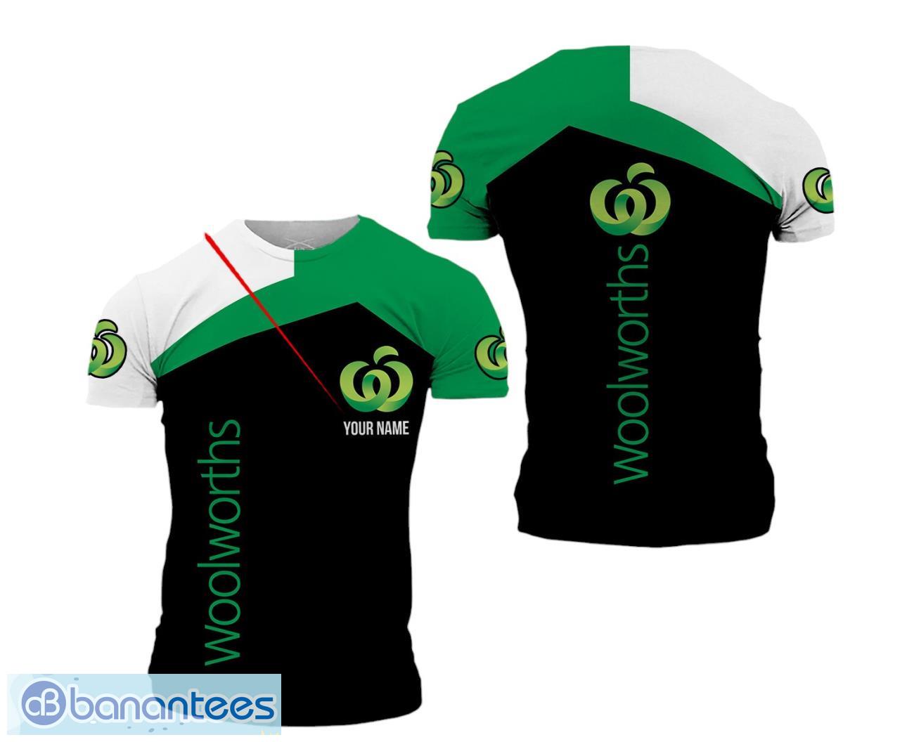 3d all over printed woolworths custom name 3d t shirt image 3D All Over Printed Woolworths Custom Name 3D T-Shirt Product Photo 1