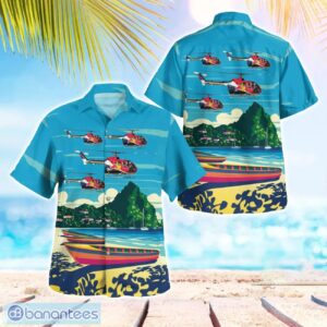 Red Bull Air Force Helicopter Hawaiian Shirt Beach Shirt Summer Holiday Gift All Printed Product Photo 1