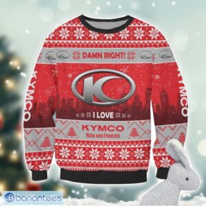 Kymco Damn Right I Lover Kymco Now And Forever 3D Ugly Christmas Sweater Christmas Gift Product Photo 2