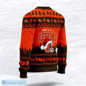 Cleveland Browns Myles Garrett #95 Born To Be A Legend Super Bowl LVII 2023 Sport Player 3D Ugly Christmas Sweater Product Photo 3