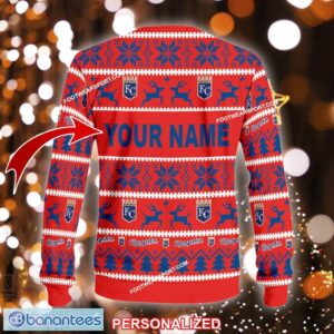 NEW Comfort Kansas City Royals Ugly Christmas Sweater Gift For Men And Women - MLB Kansas City Royals Ugly Christmas Sweater For Men And Women Photo 2