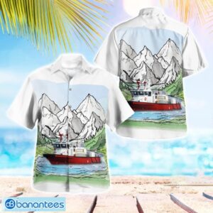Maryland, Baltimore City Fire Department Fireboat Hawaiian Shirt Men Women Beach Shirt Product Photo 1