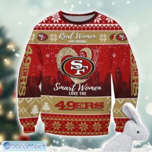 San Francisco 49ers Logo Ugly Christmas Sweater For Fans Men And Women Christmas Gift Ideas Product Photo 1