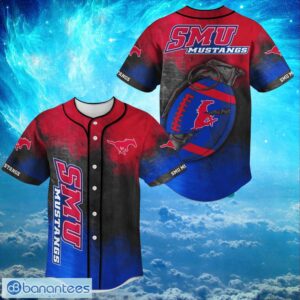 NACC SMU Mustangs Logo Design For Fans Baseball 3D Shirt Jersey Shirt Product Photo 1