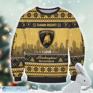 Lamborghini Damn Right I Lover Lamborghini Now And Forever 3D Ugly Christmas Sweater Christmas Gift Product Photo 2