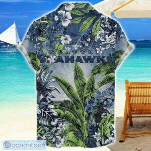 Seattle Seahawks Tropical Skull Halloween 3D Hawaiian Shirt For Men Women NFL Fans Product Photo 2