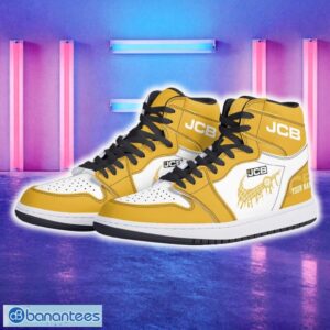JCB Car Air Jordan 1 Hightop Shoes New For Fans Gift AJ1 Sneaker Custom Name - JCB Air Jordan 1 Hightop Shoes_5