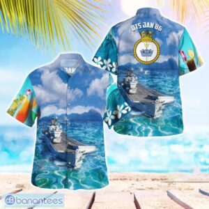 Royal Navy HMS Invincible (R05) Hawaiian Shirt Product Photo 1