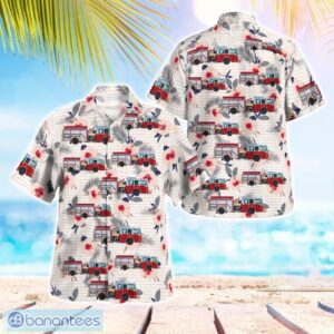 Florida, Crescent City Fire Department - Station 3 Hawaiian Shirt Product Photo 1