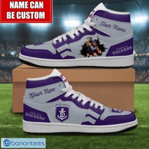 Fremantle Dockers Sneakers Custom Name Limited Air Jordan Hightop Shoes JD1 Sneakers Product Photo 1