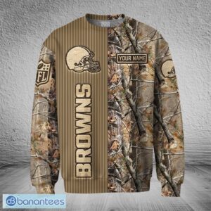 Cleveland Browns 3D Hoodie, Bomber, 3D T Shirt Veteran All OVer Print For Fans Custom Name - Cleveland Browns All OVer Print 3D Hoodie_3