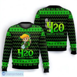 The Legend Of 420 Ugly Sweater Christmas Gift For Fans Product Photo 1