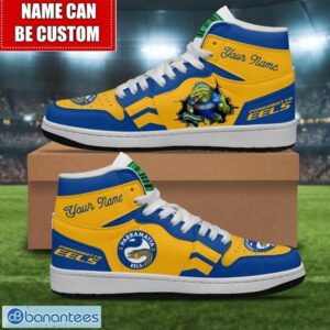 Parramatta Eels Custom Name Limited Air Jordan Hightop Shoes JD1 Sneakers Product Photo 1