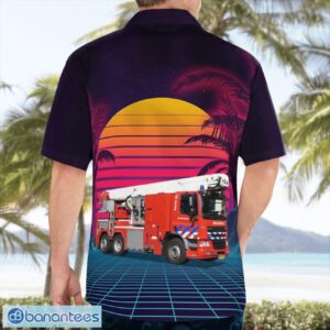 Hague, Netherlands, Brandweer Haaglanden Hawaiian Shirt Product Photo 2