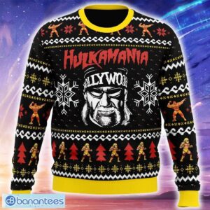 Hulkamania Hulk Hogan Ugly Christmas Sweater Trending Holidays For Men Women Fans - Hulkamania Hulk Hogan Ugly Christmas Sweater_1