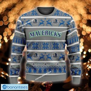NEW Jumper Dallas Mavericks Ugly Christmas Sweater Gift For Men And Women Custom Name - NBA Dallas Mavericks Ugly Christmas Sweater For Men And Women Photo 1
