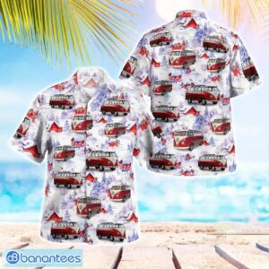 Volkswagen Samba Christmas Aloha Hawaiian Shirt Product Photo 1