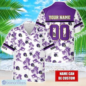 Coconut design Logo Minnesota Team Hawaiian And Shorts All Printed Beach Set For Fans Custom Name Product Photo 1