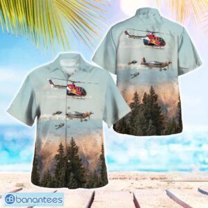 Red Bull Air Force Helicopter Hawaiian Shirt Beach Shirt Men Women Shirt Product Photo 1