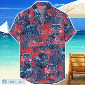 Philadelphia Phillies Dad Hawaiian Father’s Day Gift For Dad Grandpa MLB Sports Beach Shirt Product Photo 1