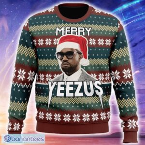 Merry Yeezus Kanye West Ugly Christmas Sweater Trending Holidays For Men Women Fans - Merry Yeezus Kanye West Ugly Christmas Sweater_1