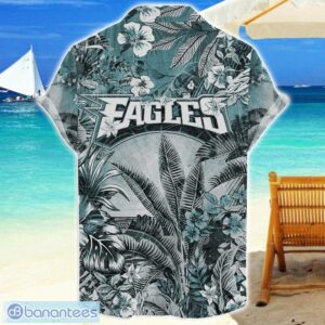 Philadelphia Eagles Tropical Skull Halloween 3D Hawaiian Shirt For Men Women NFL Fans Product Photo 2