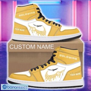 Honda goldwing Car Air Jordan 1 Hightop Shoes New For Fans Gift AJ1 Sneaker Custom Name - Honda goldwing Air Jordan 1 Hightop Shoes_4