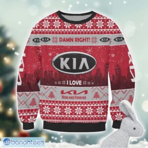 Kia Damn Right I Lover Kia Now And Forever 3D Ugly Christmas Sweater Christmas Gift Product Photo 2