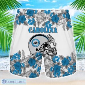 Carolina Team Hawaiian And Shorts All Printed Beach Set For Fans Custom Name Product Photo 2