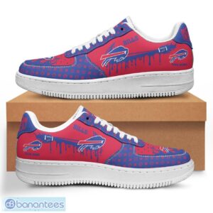 Personalized Name Buffalo Bills Drip Air Force Shoes Men Women Sneakers Product Photo 1