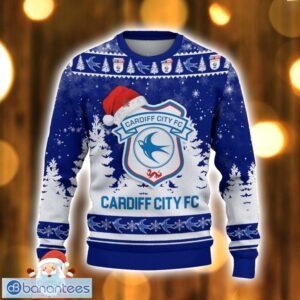 Cardiff City F.C Ugly Christmas Sweater Holiday Gift Ideas For Men And Women Product Photo 2