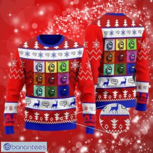 Among US Crewmates And Impostor Adult Christmas Full Over Print Gifts Christmas 3D Sweater Shirt Product Photo 1
